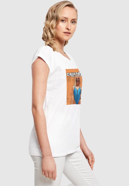 Actual product image Merchcode Ladies Grand California Extended Shoulder Tee - 113481 (XL)