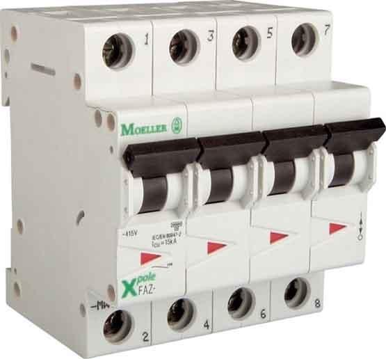 Actual product image Eaton MOE FAZ-C32/4 circuit breaker C-Char 32A, 4p
