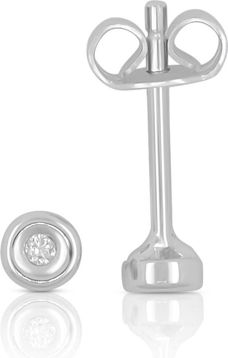 Muau Ohrstecker (Weissgold)