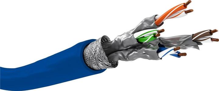 Produktbild Goobay Netzwerkkabel CAT 7a S/FTP 4 x (S/FTP, CAT7a, 250 m)