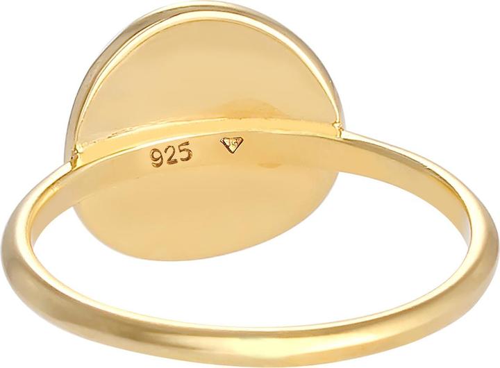Immagine prodotto Elli Anello Dot Plate in argento 925 martellato (52, 925 Argento)