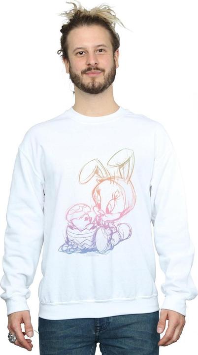Produktbild Looney Tunes Tweety Pie Easter Egg Sketch Sweatshirt (L)