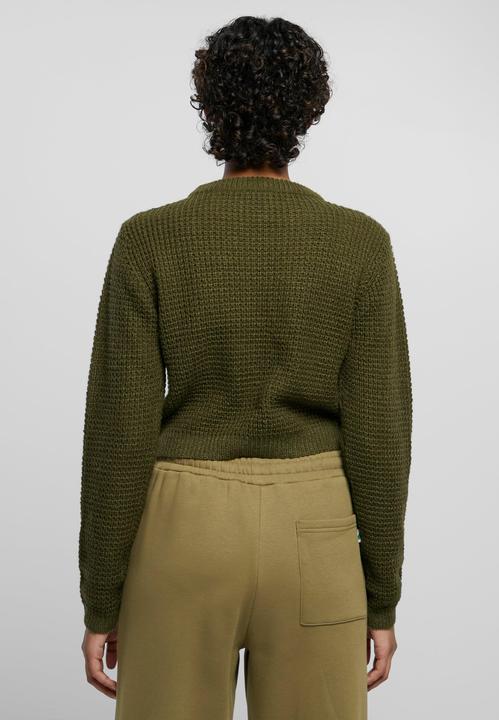 Produktbild Urban Classics Ladies Short Waffle Sweater (3XL)