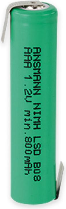 Produktbild Ansmann LSD AAA 800mAh NiMH Flat Top Tagged (1 Stk., AAA, 800 mAh)