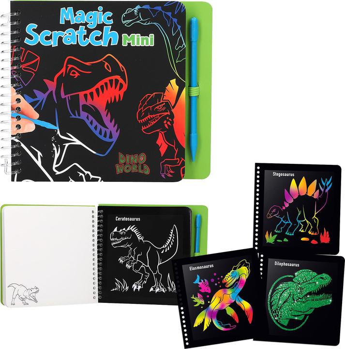 Actual product image Depesche Dino World - Mini Magic-Scratch Book ( 0412733 )