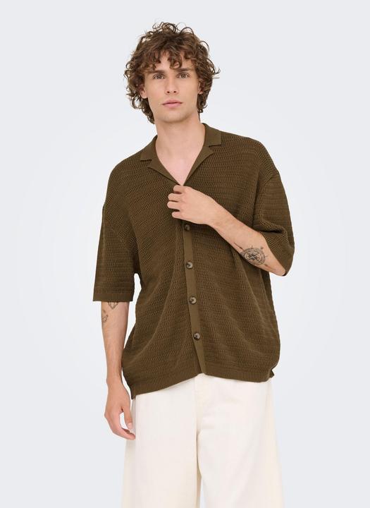 Immagine prodotto Only & Sons ONSTHIAGO Gestricktes Polo-Hemd Polo (L)