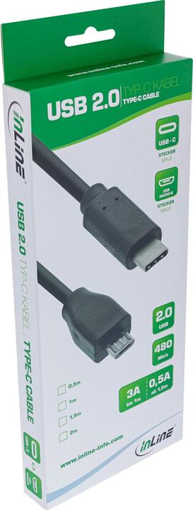 Image du produit InLine Câble USB 2.0 (0.50 m, USB 2.0)