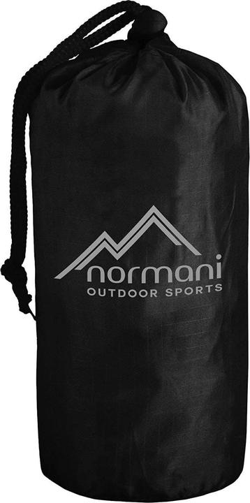 Actual product image Normani Reisetasche „Melano“ mit Rucksackfunktion und Regenüberzug Grau/Petrol (60 l, M (50 - 90l))