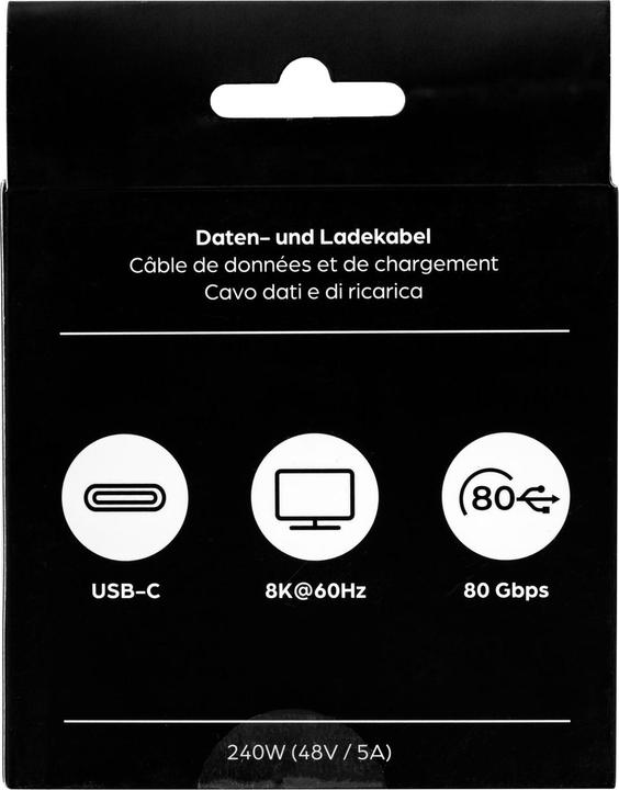 Immagine prodotto Onit USB4-Kabel v2.0 Premium USB C - USB C (0.50 m, USB 4.0, 240 W)