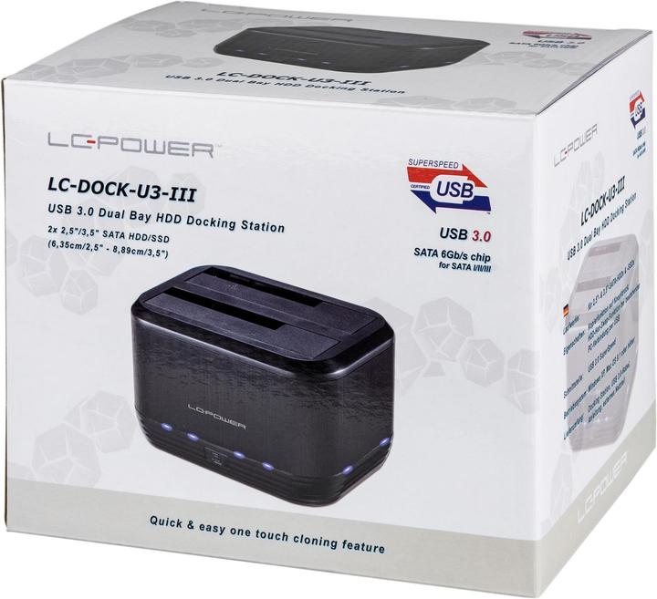 Produktbild LC-Power Lc-Dock-U3-Iii (2.5", 3.5")
