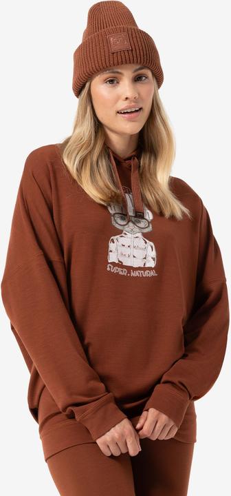 Immagine prodotto Super Natural W Felpa Con Cappuccio Del Gatto Delle Nevi (XS)