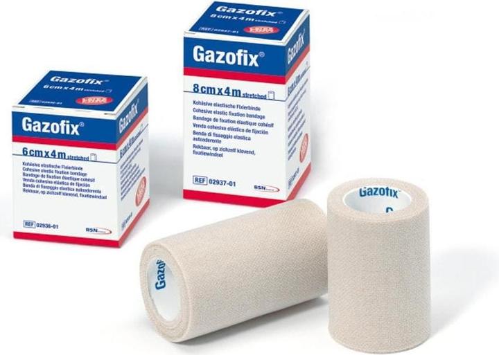 Actual product image BSN kohäsive Fixierbinde 6cmx4m hautfarben latexfrei