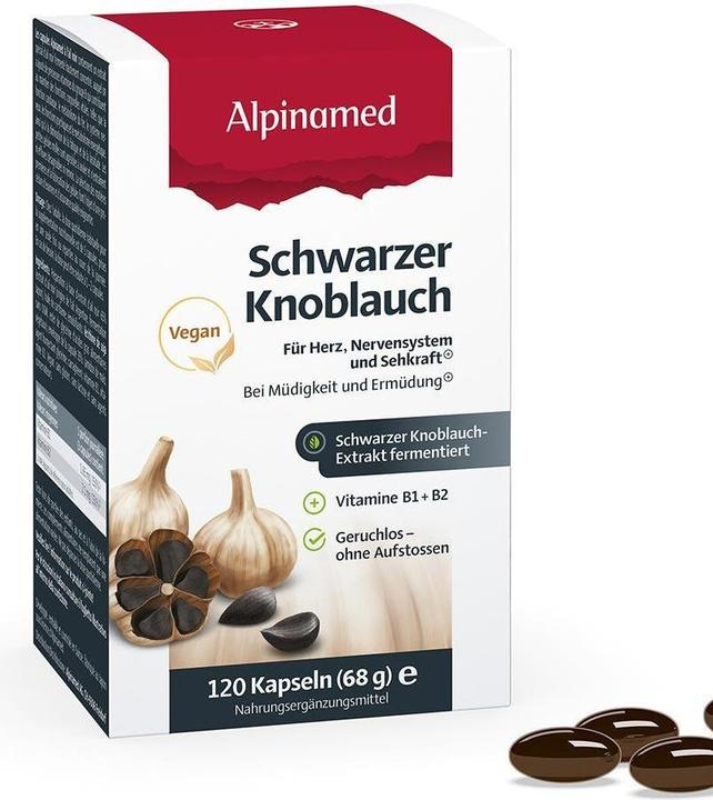 Produktbild Alpinamed Schwarzer Knoblauch (120 Stück, Kapseln, 103 g)