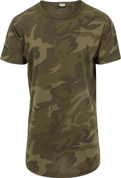 Actual product image Urban Classics Camo Shaped Long Tee (S)