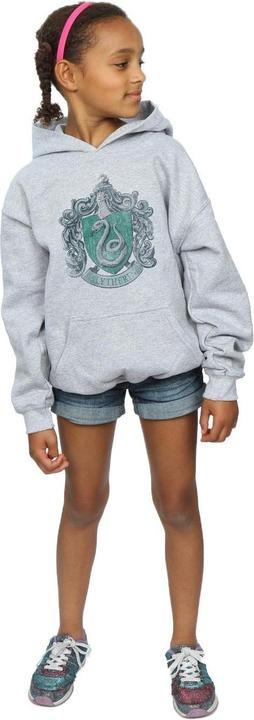 Image du produit - Sweat à capuche SLYTHERIN DISTRESSED CREST - Fille (140, 146)