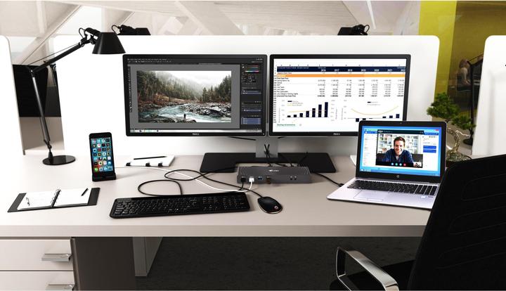 Actual product image i-tec USB 3.0 / USB-C Dual 4K Dock (USB-C, 2 Ports)