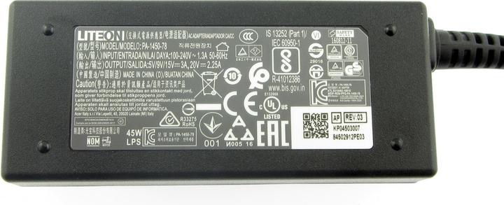 Image du produit Acer Adaptateur secteur original pour ordinateur portable (45 W)
