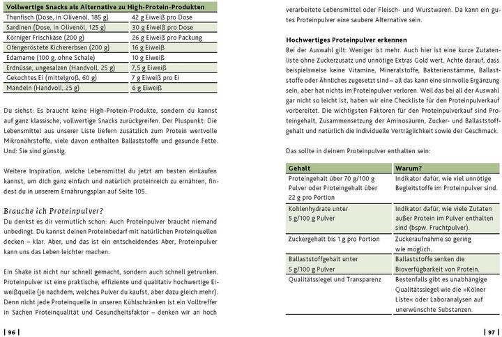 Nährwerte und Zutaten Eingetaucht: Proteine (Deutsch, Jan Rein, Sanja Middeldorf, 2024)