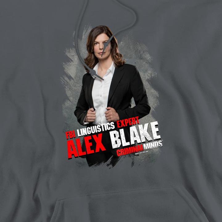 Immagine prodotto Criminal Minds Felpa con Cappuccio Alex Blake Uomo (S)