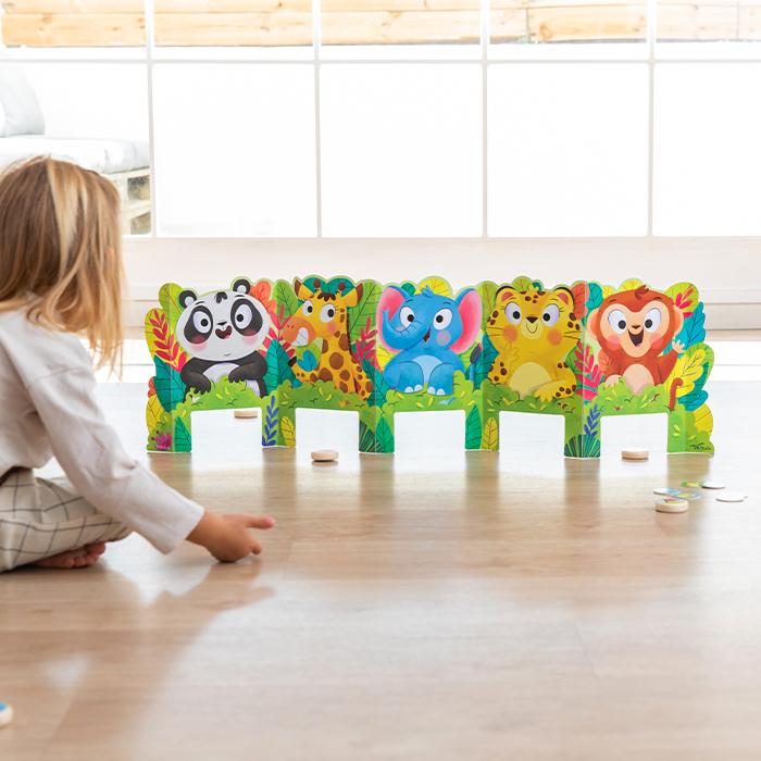 Actual product image Goula Jungle race, d/f/i from 3 years, 2-4 players, 2 games in 1 (German, French, Italian)