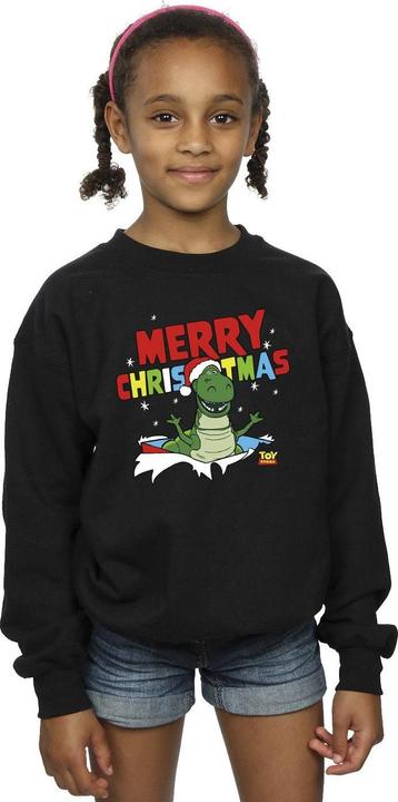 Produktbild Disney Toy Story Rex Christmas Burst Sweatshirt Mädchen (128)