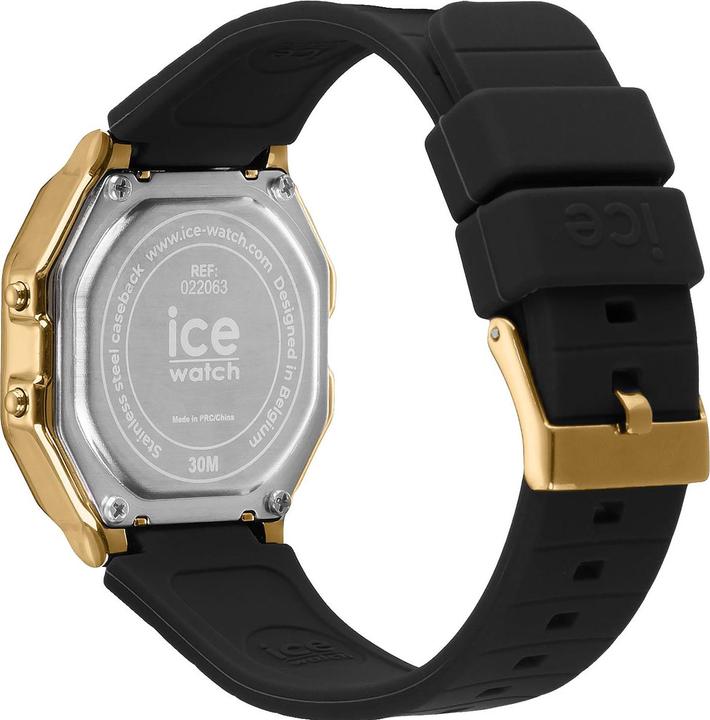 Immagine prodotto ICE Watch Ghiaccio Digit Retro Nero Oro Piccolo 022064 (Orologio digitale, Orologio a fase lunare, 32 mm)