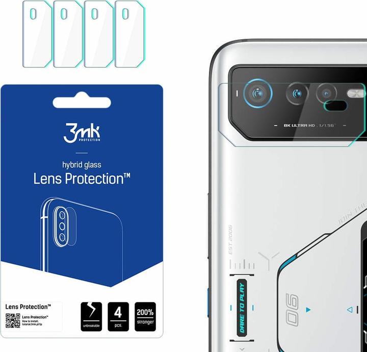 Productafbeelding 3MK Lensbescherming voor Asus ROG Phone 6/6 Pro (1 Stuk, Asus ROG Phone 6, Asus ROG Phone 6 Pro)