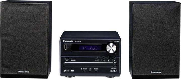Produktbild Panasonic SC-PM272 Micro Sound System für Zuhause 20 W Schwarz (Airplay, Bluetooth, CD Player, 2x 10 W)