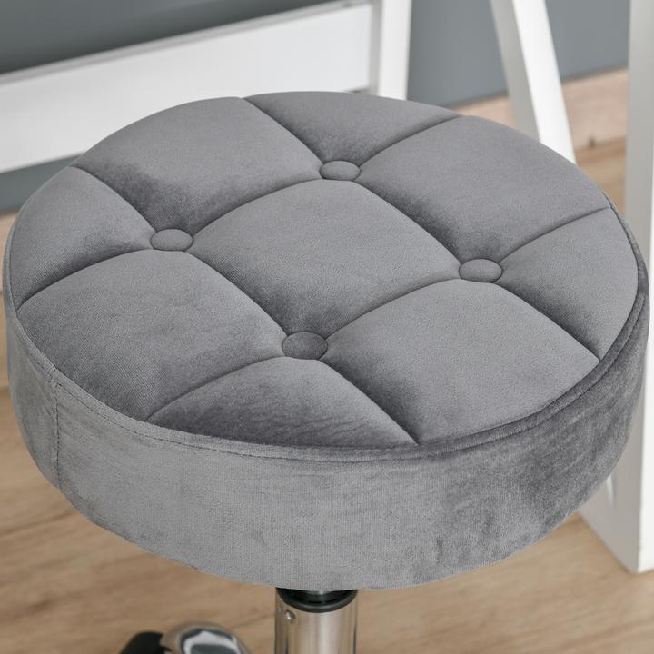 Image du produit Homcom Tabouret de salon réglable en hauteur