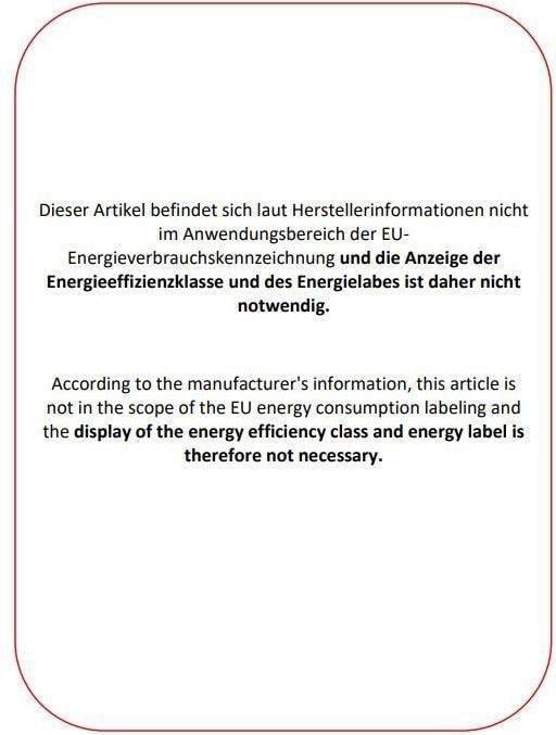 Etichetta energetica Weber Home MKS15L (15 l)