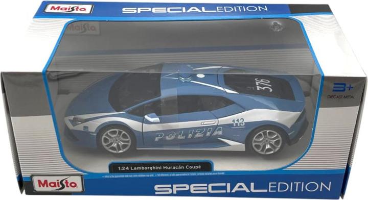 Actual product image Bburago LAMBORGHINI HURACAN POLIZIA - 1:24