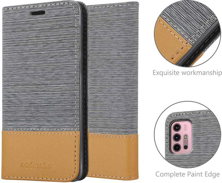 Produktbild Cadorabo Jeans Book Hülle (Motorola Moto G10, Motorola Moto G30)
