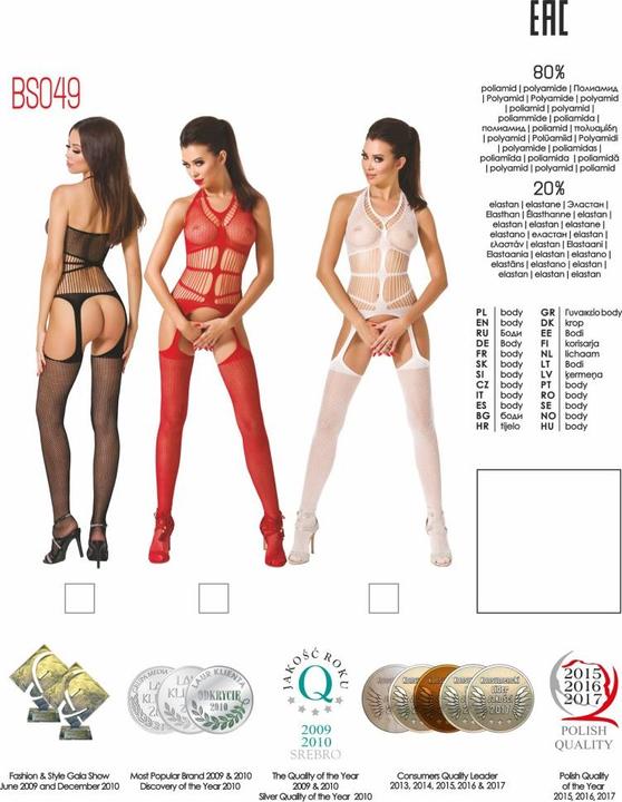 Produktbild Passion Woman Bs049 Bodystocking - Schwarze Eine Gr?Sse (One Size)