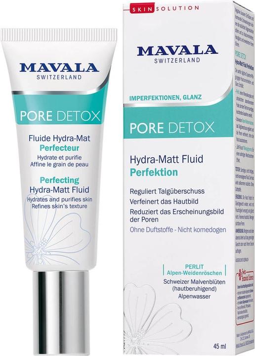 Actual product image Mavala Swiss Skin Solution - Pore Detox Fluide Hydra-Mat (45 ml, Face fluid)