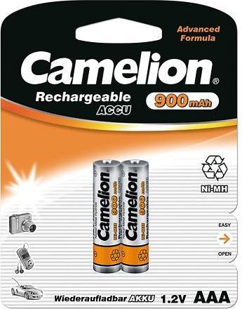 Produktbild Camelion NH-AAA900-BP2 - Wiederaufladbarer Akku - Nickel-Metallhydrid (NiMH) - 1,2 V - 2 (2 Stk., AAA, 900 mAh)