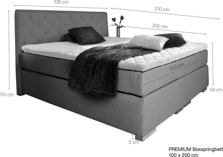 Immagine prodotto Möbel-Eins Premium (100 x 200 cm)