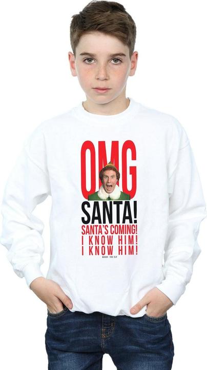 Produktbild Elf OMG Santa I Know Him Sweatshirt Jungen (128)