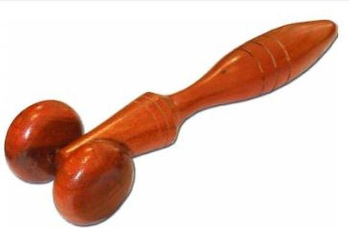 Produktbild DMC Massagerollen aus Holz Gesicht