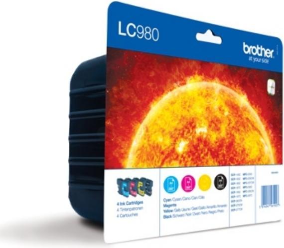 Produktbild Brother LC-980 Value Pack (M, C, Y, BK)