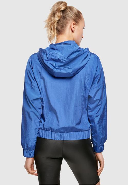 Actual product image Urban Classics Ladies Oversized Shiny Crinkle Nylon Jacket (XS)