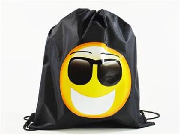 Kögler Emoticon, MOGee Sportbeutel, 39 X 34 cm, Cool mit Sonnenbrille