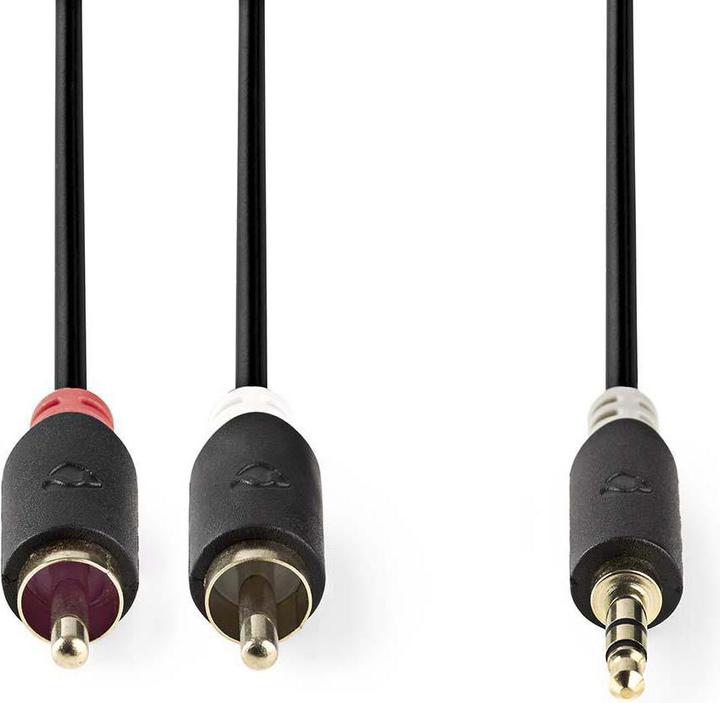 Produktbild Nedis Audiokabel Stereo Klinkenstecker 3.5 mm (0.50 m)