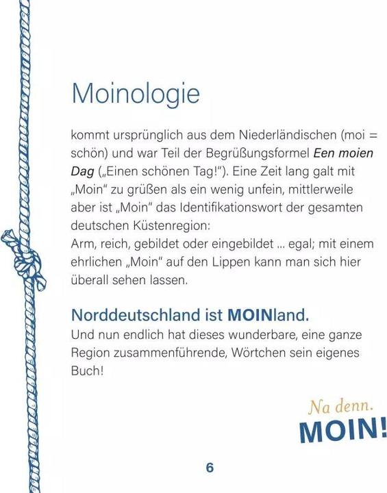 Produktbild Das Buch MOIN - Na denn man tau (Deutsch, Olaf Nett, 2021)
