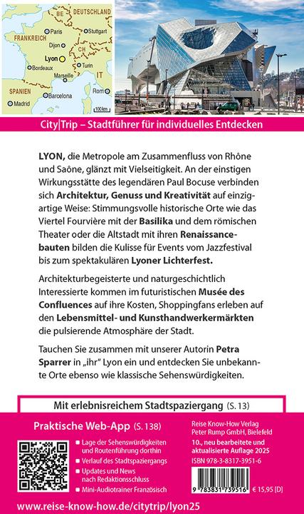 Produktbild CityTrip Lyon (Deutsch, Petra Sparrer, 2025)