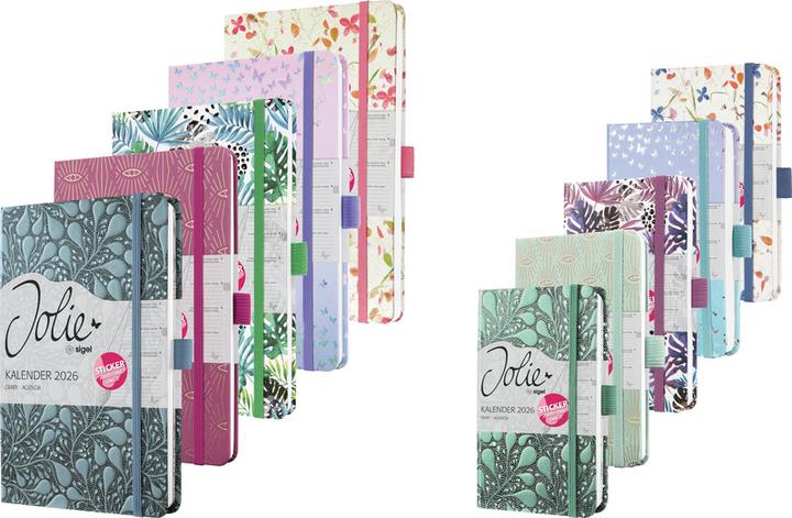 Produktbild Sigel Taschenagenda JOLIE Motiv (Deutsch, Französisch, Niederländisch, Englisch)