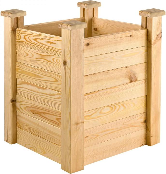 Produktbild Dema Holz Hochbeet Pflanzbeet Blumenbeet Pflanzenbeet Gartenbeet Kiefer 63x63x77 cm