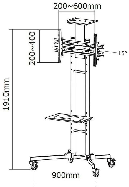 Produktbild Neomounts Plasma-M1700E (Universal, 55", 35 kg)