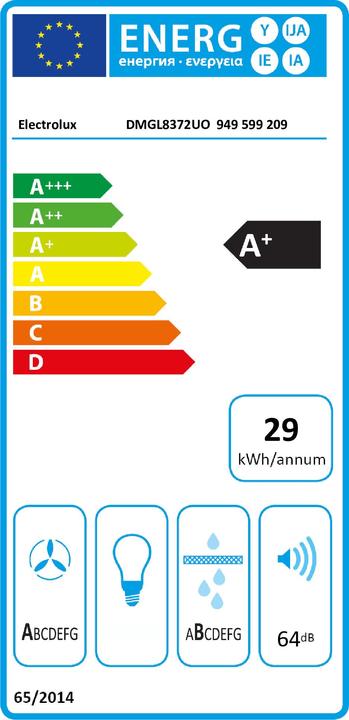 Energie-Label Electrolux DMGL8372UO