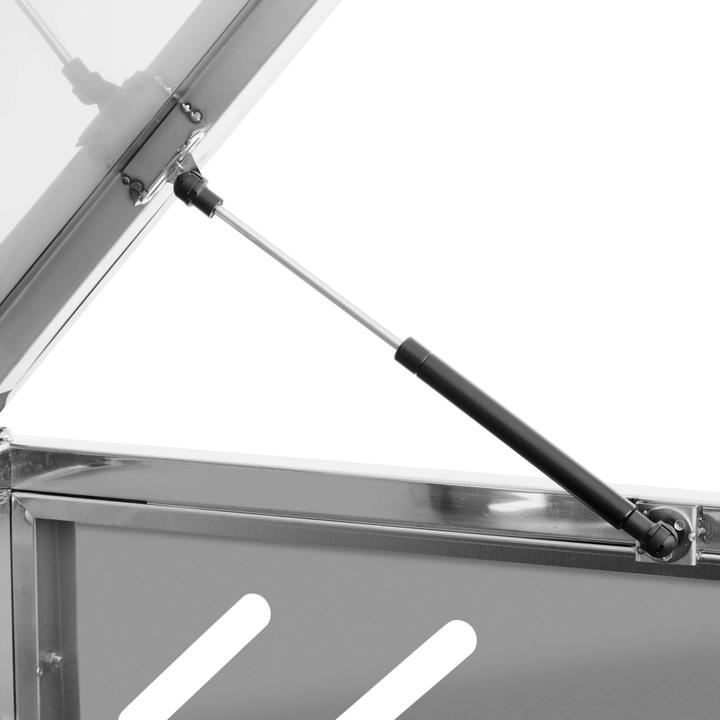 Produktbild Ulsonix Mülltonnenbox Edelstahl Mülltonnenverkleidung Mülleimerbox 4 x 240 l Schloss