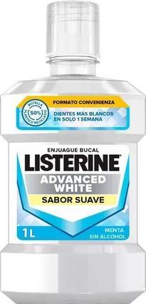 Listerine Advanced Whitening Mouthwash Mild Flavor 1 Liter (1000 ml)